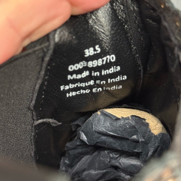 Free People Atlas Puffer Chelsea Boot Black Size 38.5 (US 8) New in Box - Picture 6 of 15